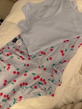 Gap body cherry pajama set